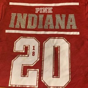 PINK IU short sleeve tee w/ front pocket